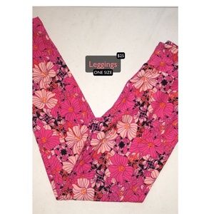 Bright Springtime LulaRoe OS Leggings NWT